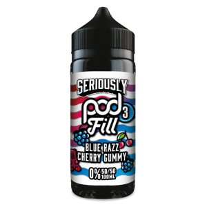 Seriously Pod Fill 3 - Blue Razz Cherry Gummy - 120ml
